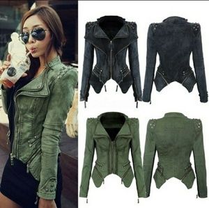 Punk Spike Studded Shoulder Denim Jacket